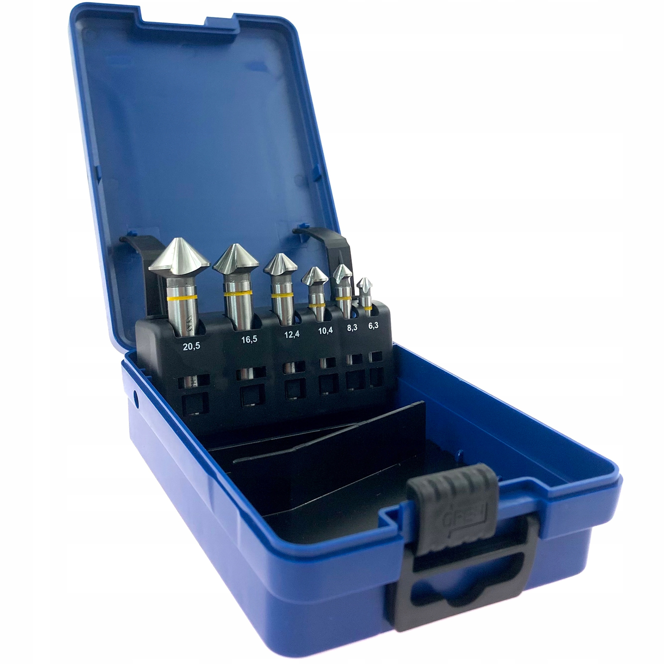 Zestaw Pogłębiaczy Fazowników 6SZT 6.3-20.5 Hss Co Vis