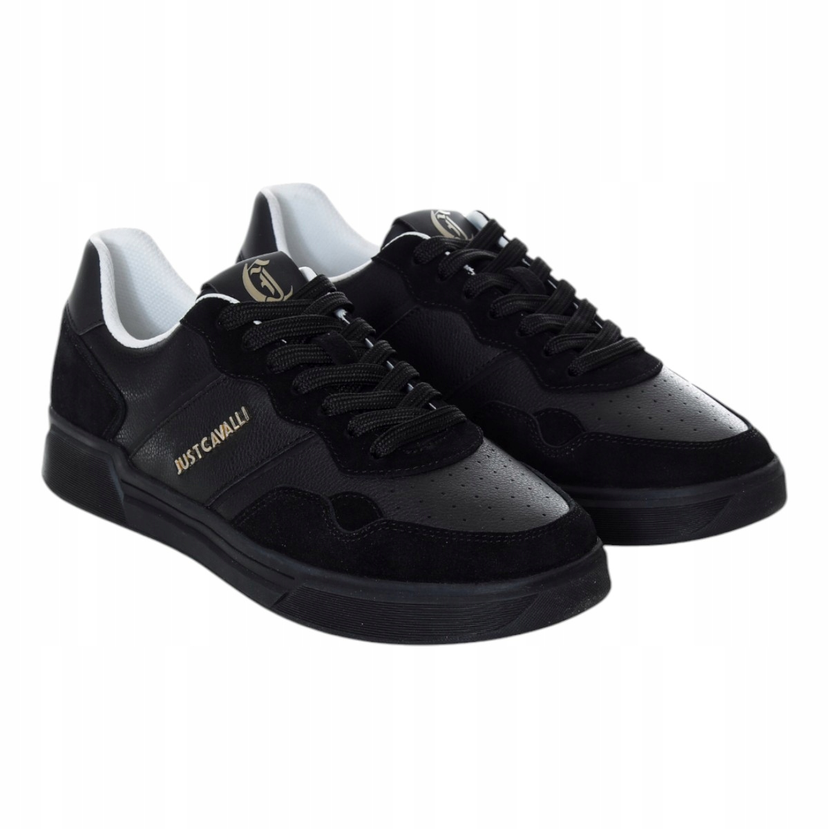 Just Cavalli Pánské Kožené Boty Fondo Minimal DIS.4 Černé vel. 42