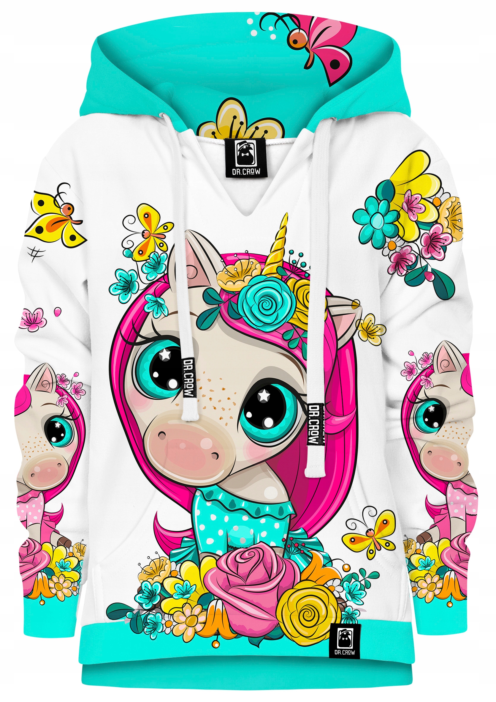 

Dziecięca Bluza Fullprint Dr.crow Cute Unicorn 140