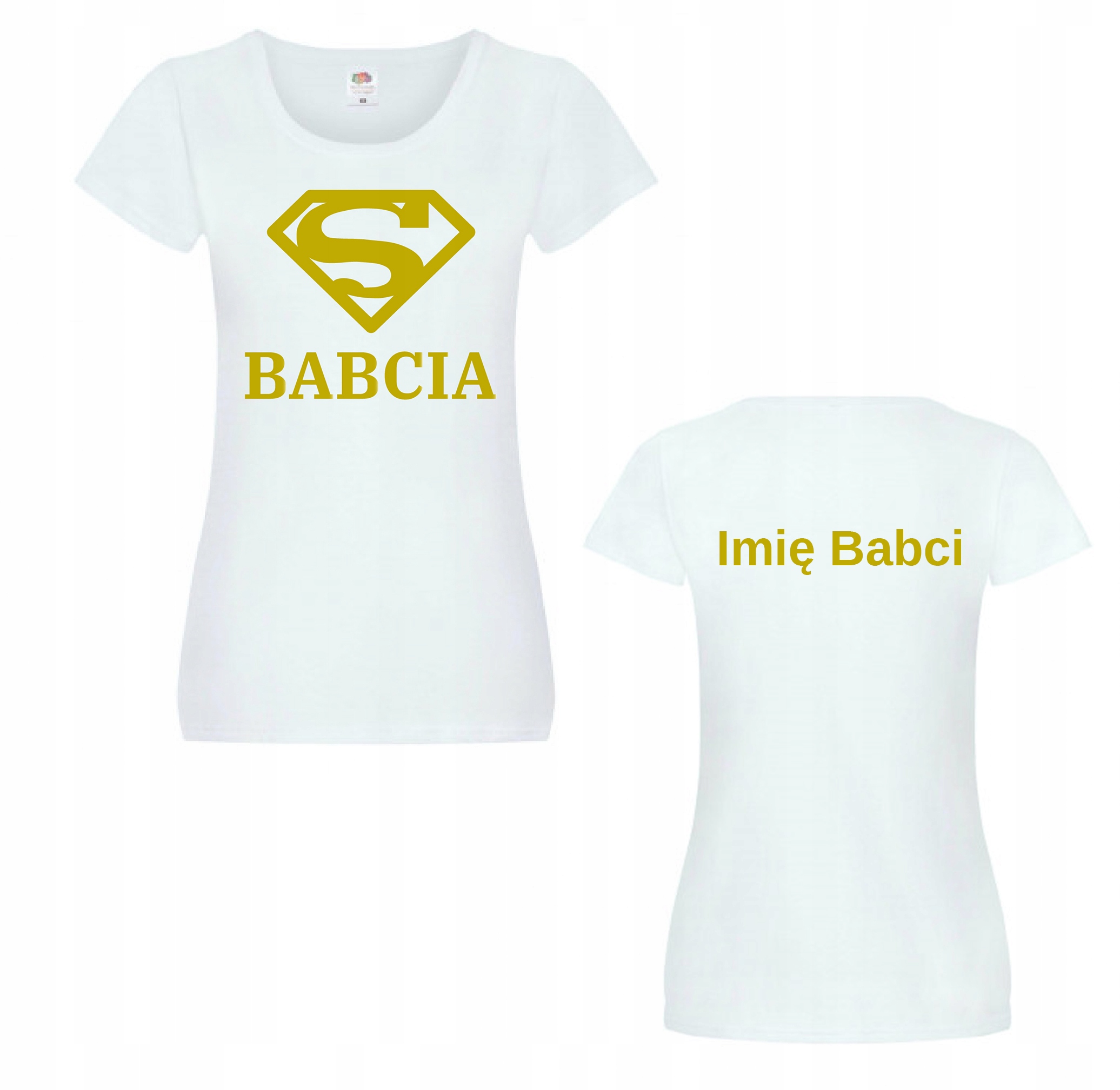 

Koszulka Prezent Dzień Babci + Imię Kolory