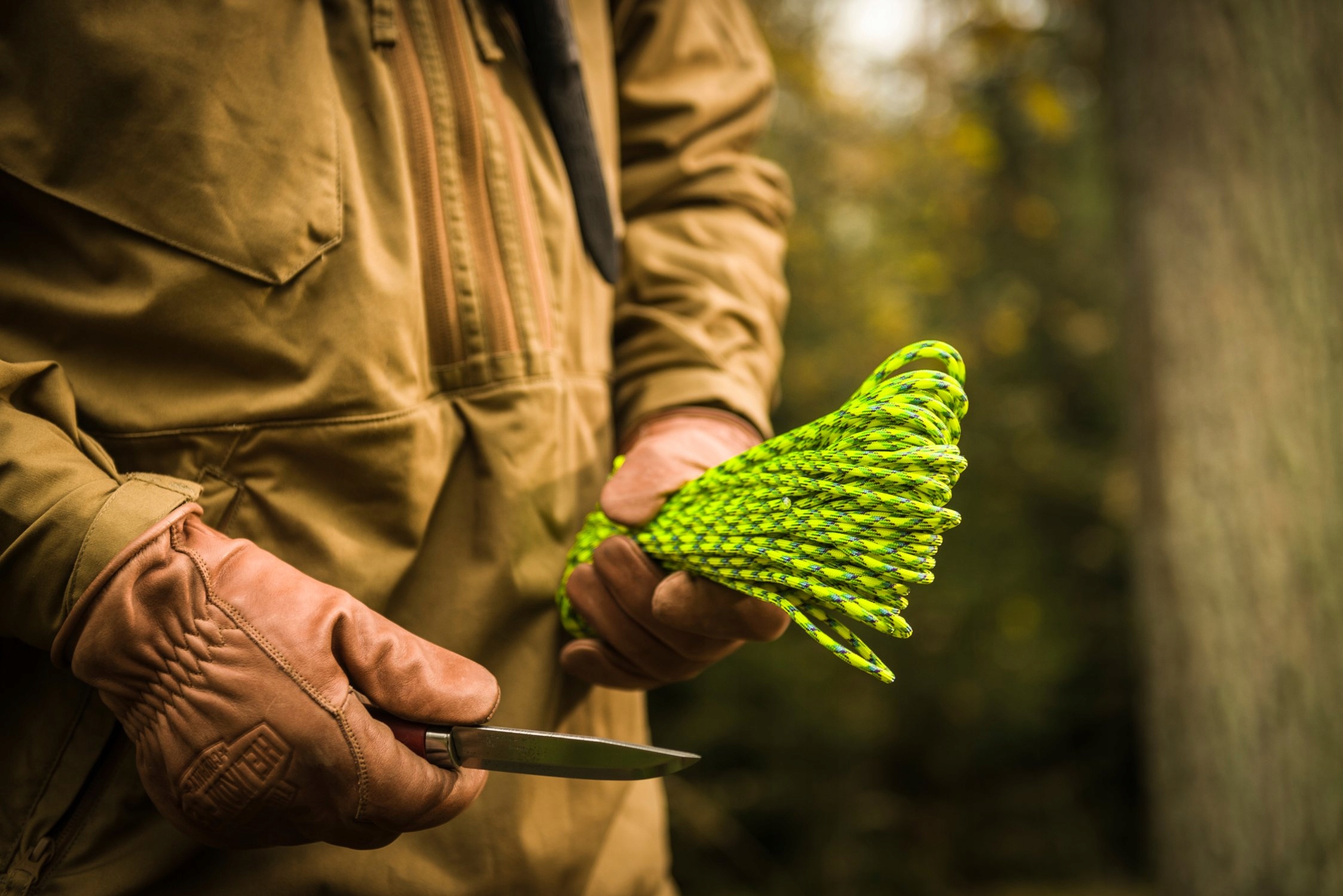 Mocna linka PARACORD Atwood 550lb Burnt Orange 30m Marka Atwood Rope MFG
