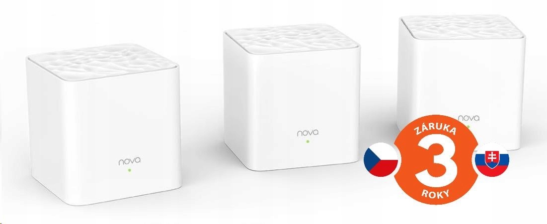 Tenda MW3 (3-pack) Bezdrôtový systém AC1200 Whole Home Mesh WiFi MW3…