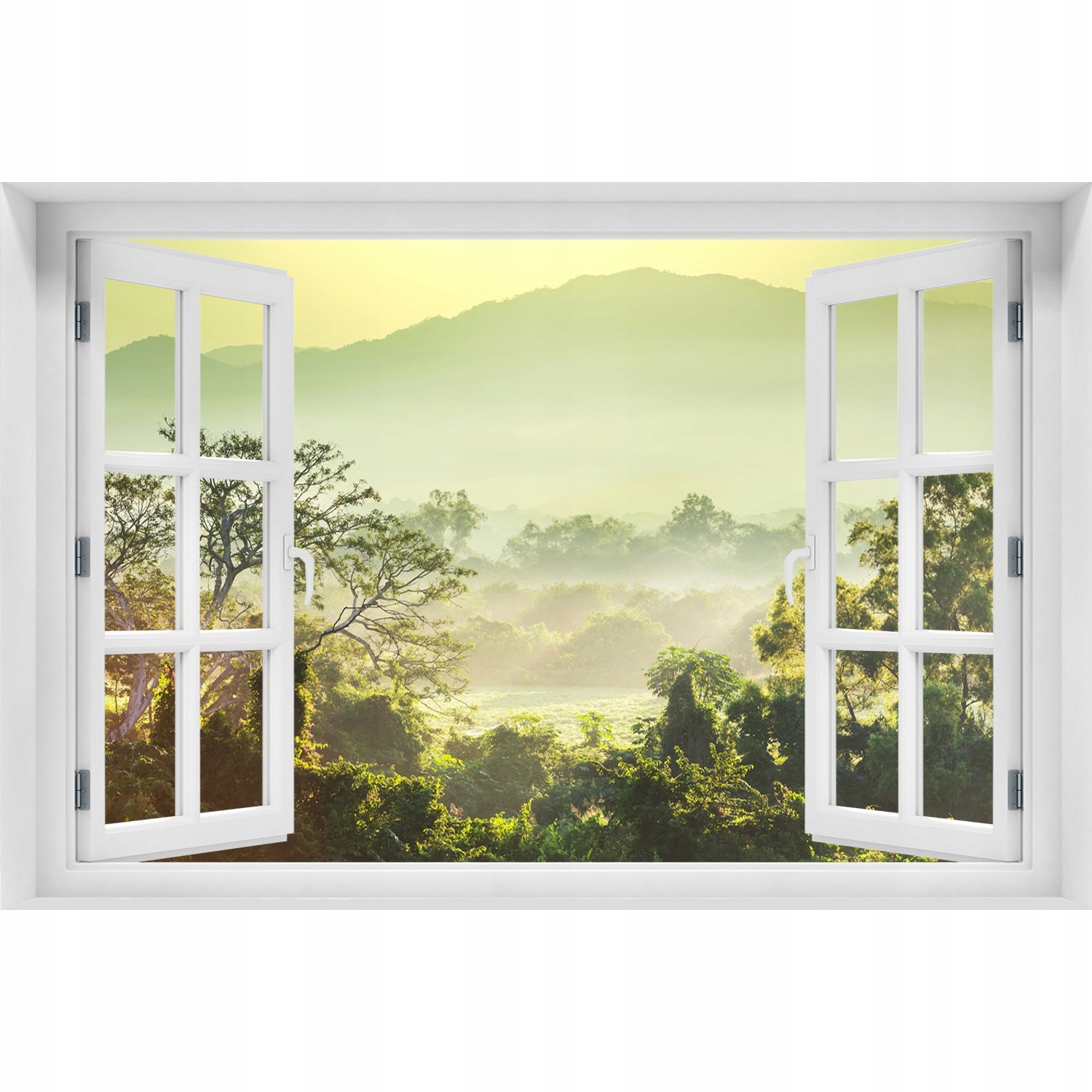 

Naklejka Okno samoprzylepne Dżungla 150x100