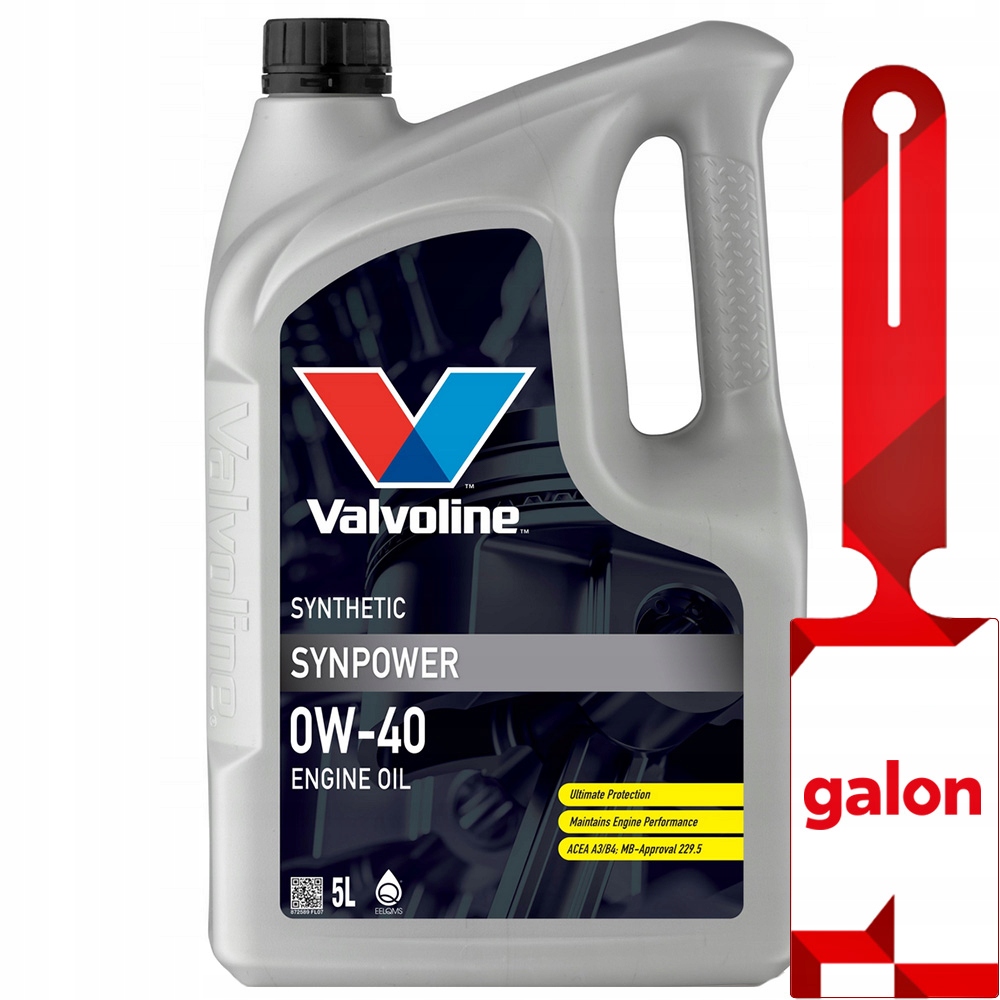 Valvoline Synpower 0w40 5L syntetyczny olej silnikowy