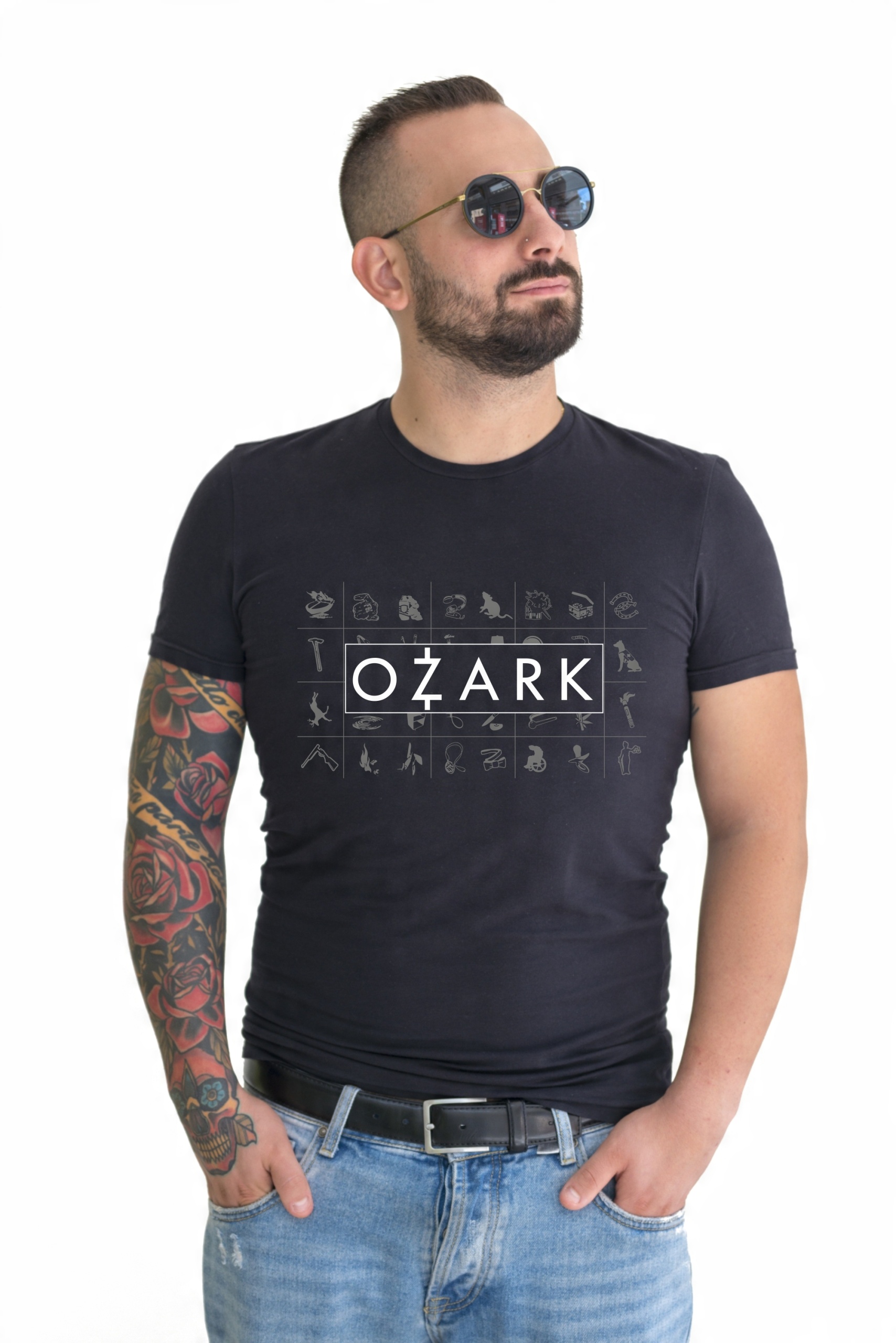 

Ozark Koszulka Z Nadrukiem XL OZ01 TU004 Black