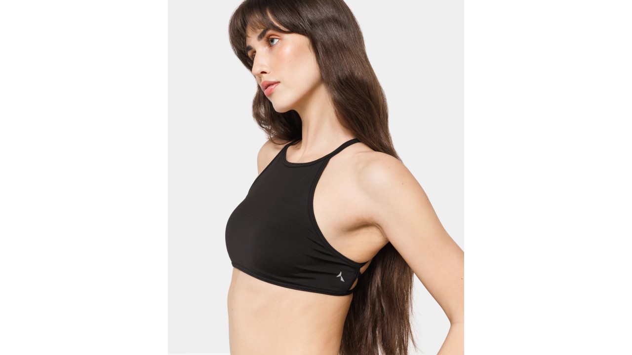 Top z odkrytymi Plecami Carpatree M Czarny Backless