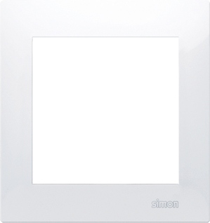 SIMON 54 Ramka maskująca pojedyncza 1-krotna biała