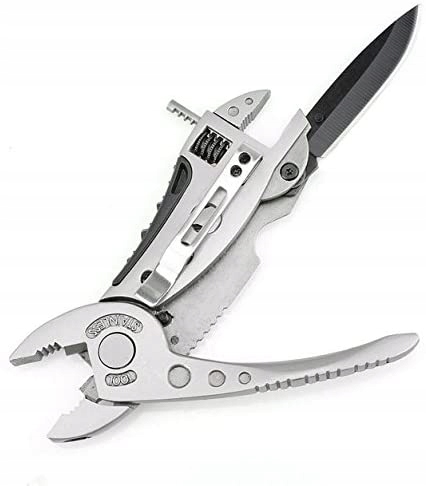 

Multitool AG486 Nóż Szczypce Scyzoryk Klucze Stal