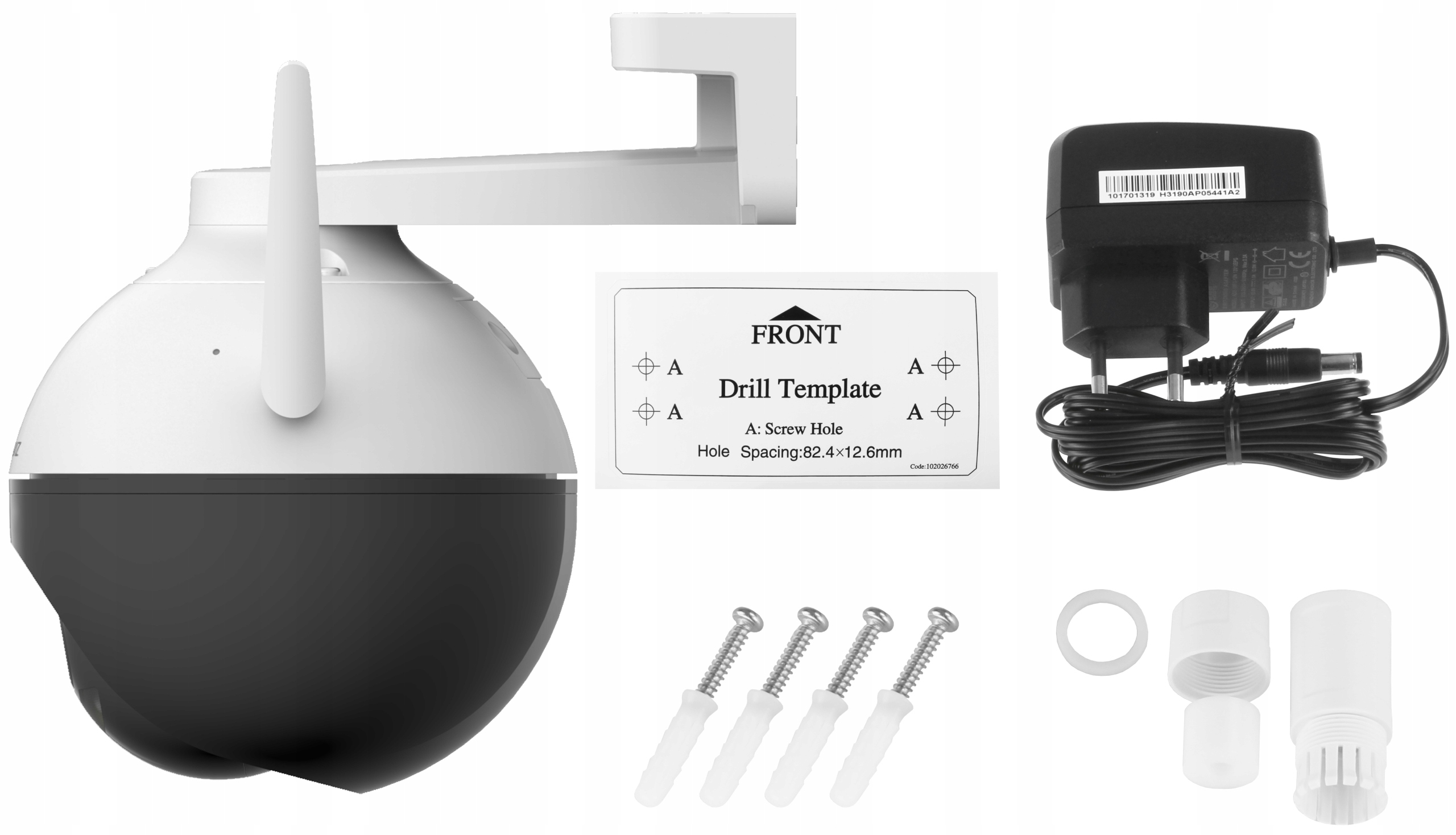Monitoring Kamera IP WiFi Zewnętrzna Obrotowa EZVIZ C8T + karta 64GB Kod producenta CS-C8T 64Gb