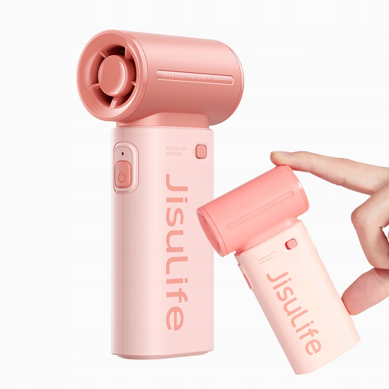 Ventilátor Jisulife LIFE9 Usb-c Přenosný 5000 mAh Růžový