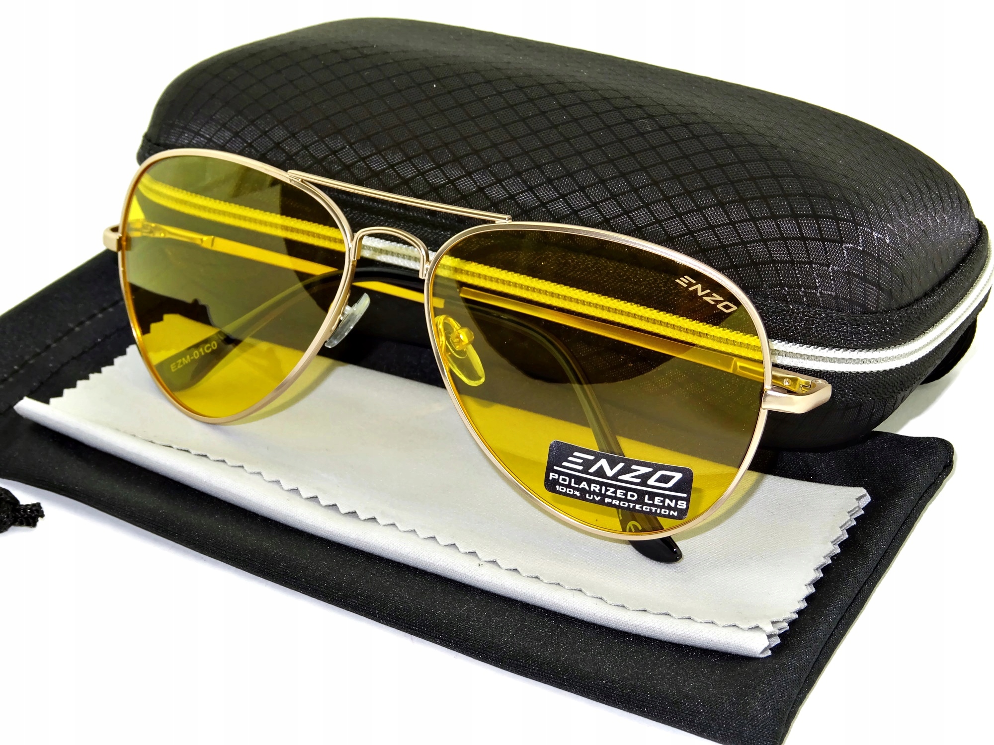 NIGHT DRIVING GLASSES FOR DRIVERS POLARIZED for ENZO car Marka Inny