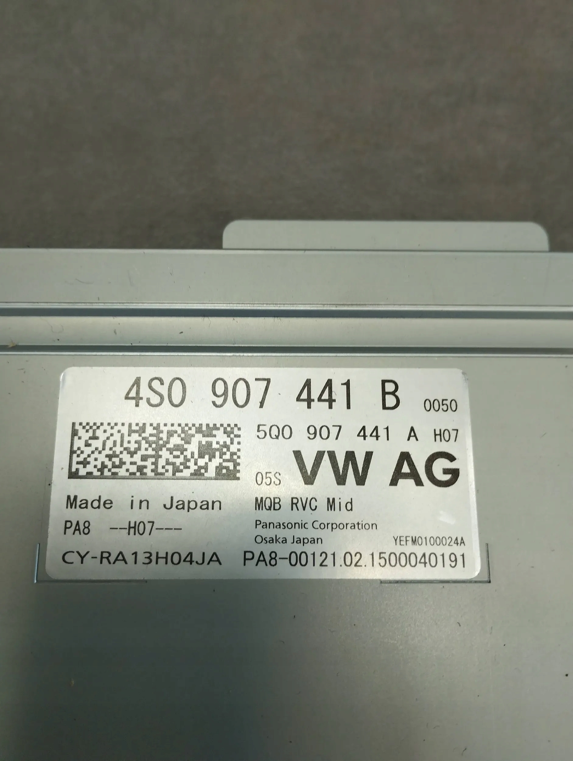 Audi A6 C7 4G Module KAMERY 4S0907441B