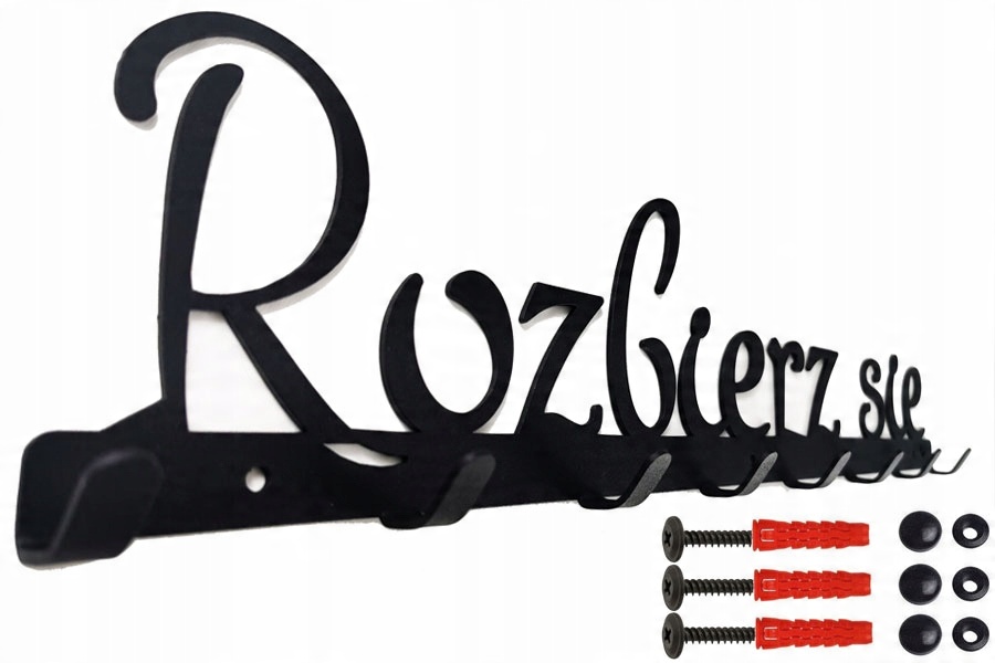 

Wieszak Ścienny Na Ubrania I Klucze Rozbierz Się