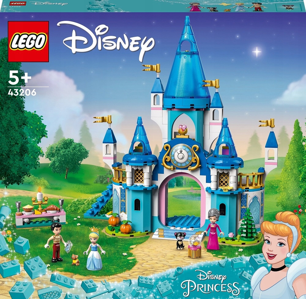 Lego Disney Stavebnice 365ele Zámek Popelky A Prince Pohádky 43206