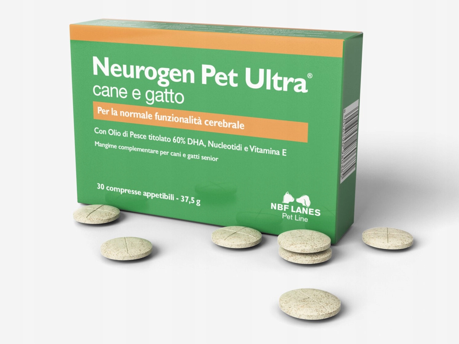 Neurogen Pet Ultra Kot I Pies 30 Tabletek Nbf Lanes Wspomaga Układ Nerwowy