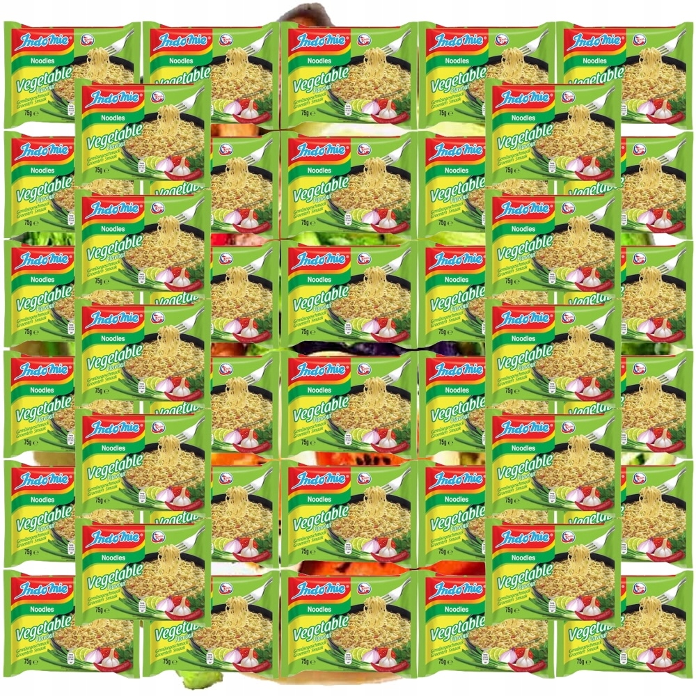 Levně Karton Instantní instantní zeleninová polévka s limetkou Vege 40 x 75 g Indomie