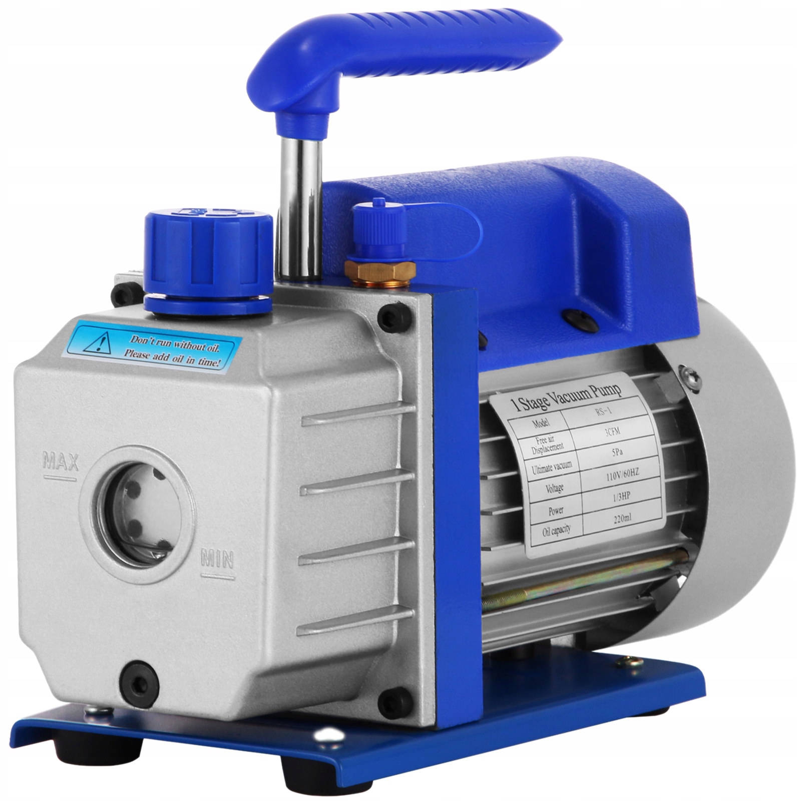

Vevor Pompa Próżniowa 3CFM 1 3HP Podciśnieniowa