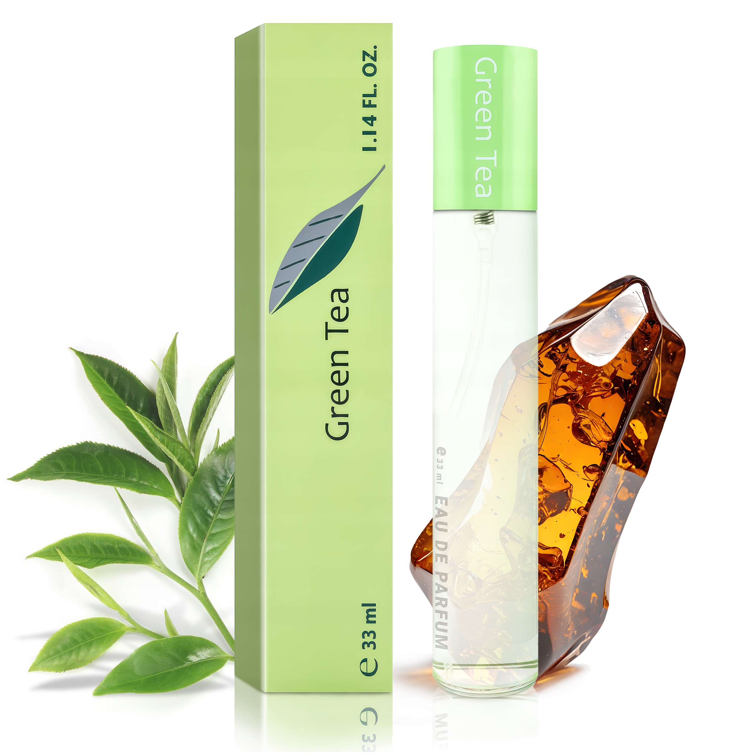 PERFUMY DAMSKIE PERFUMETKI 33 ML GREEN TEA TRWAŁE WYSOKIEJ JAKOŚCI