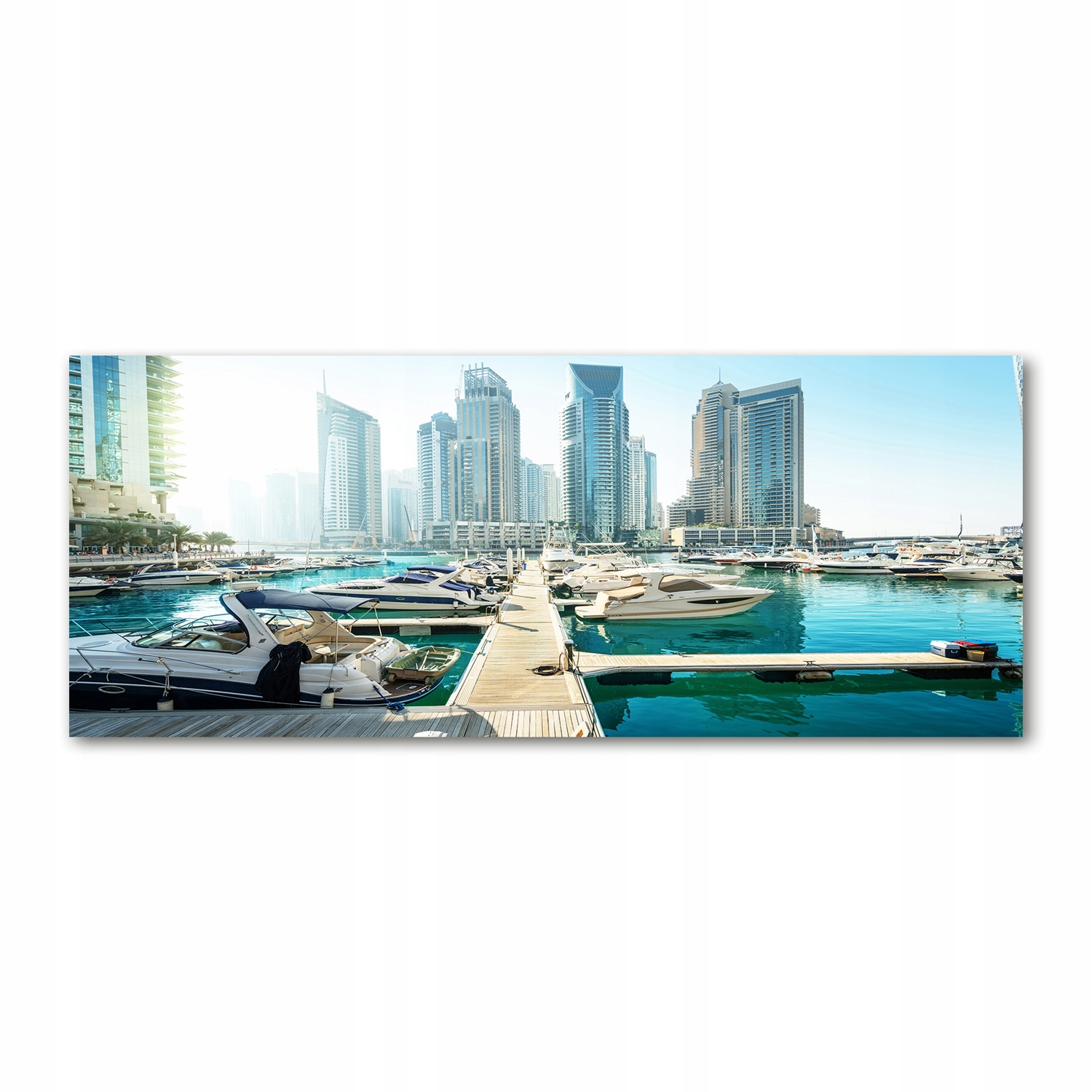 

Foto obraz akryl zdjęcie Marina w Dubaju 125x50 cm