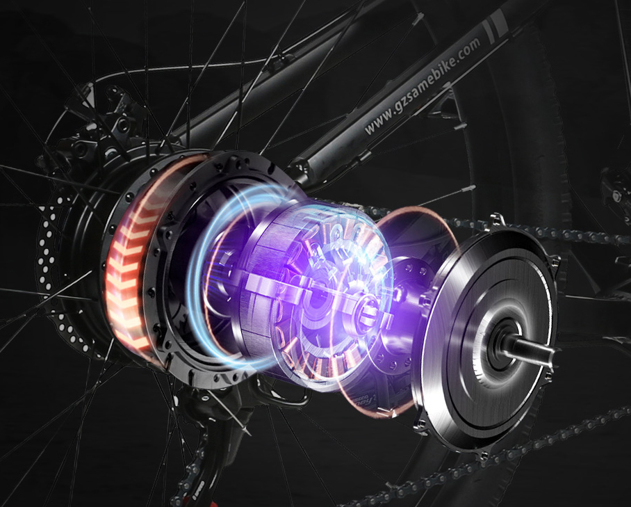 Rower Elektryczny Samebike 750W 48V 12,5Ah 26” 100km Rowery elektryczne 100KM MTB PL Rozmiar ramy 17,5 cala