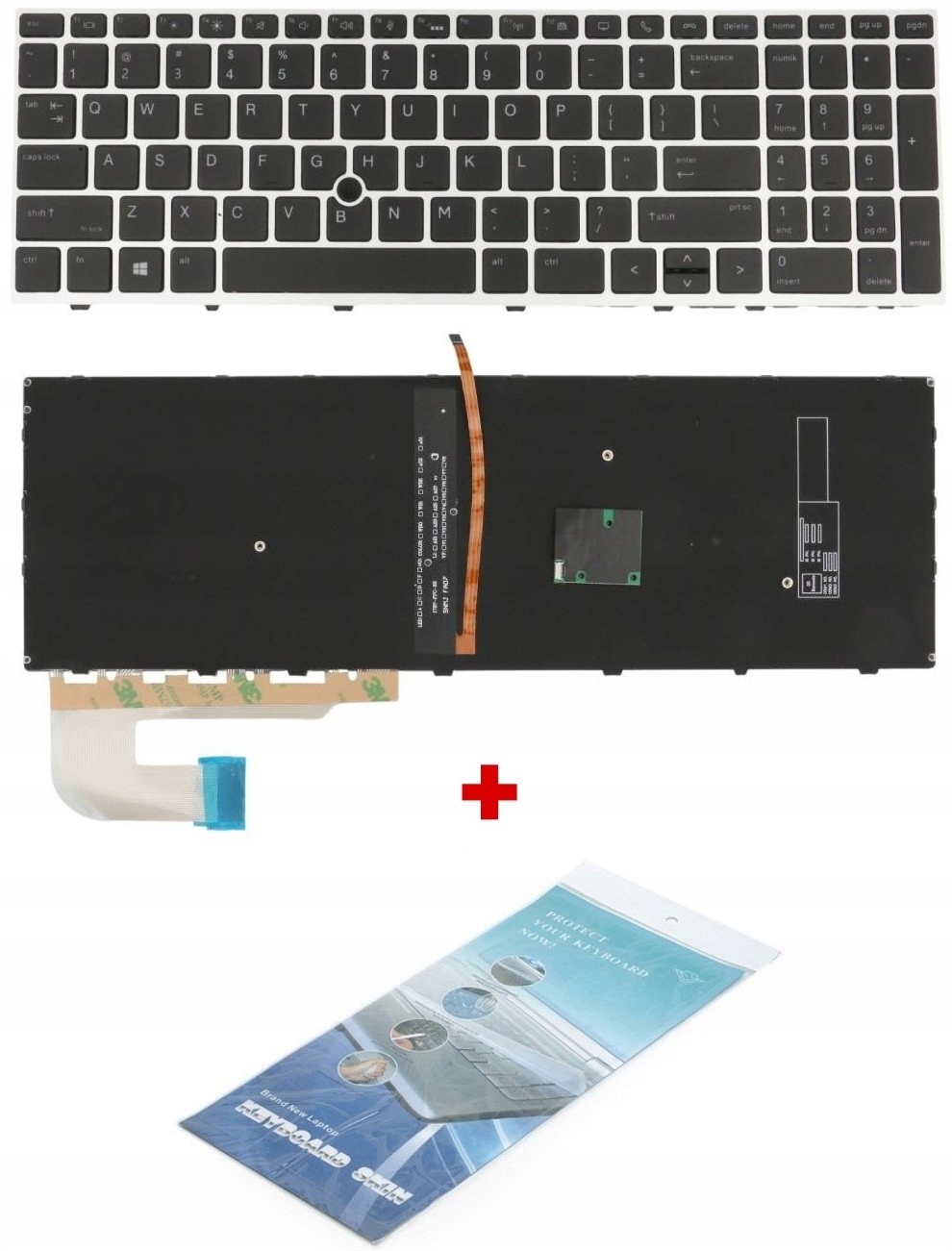 Podsvícená Klávesnice Pro Notebook Hdp Elitebook 750 755 850 855 (G5 G6) Led