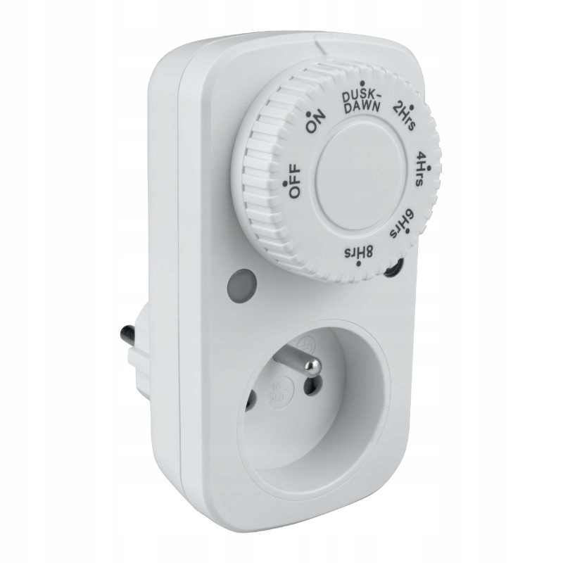 Programator czasowy analogowy z czujnikiem zmierzchu Stan opakowania oryginalne