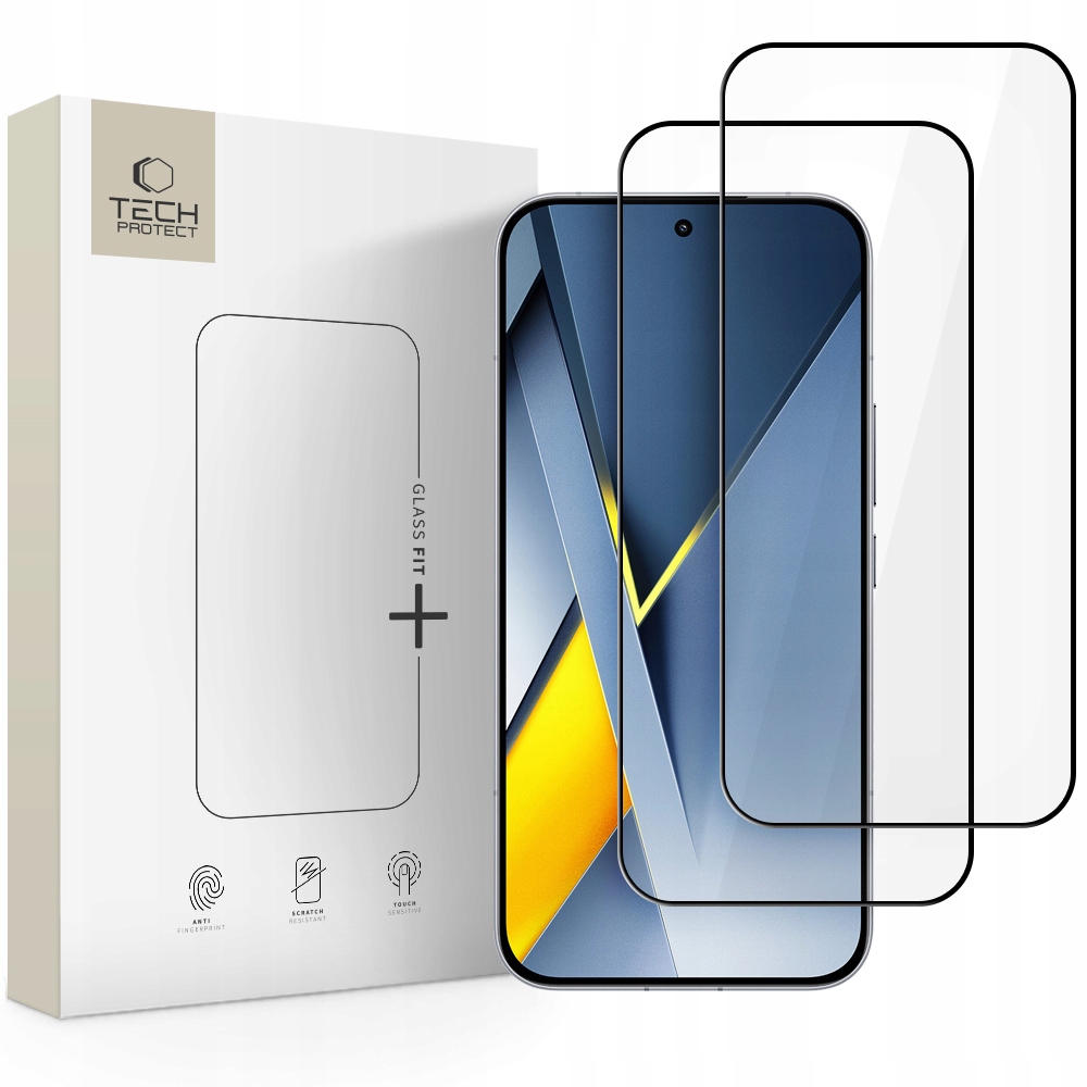Szkło Hartowane Tech- Protect Glass Fit+ 2- Pack Xiaomi Poco F8 Ultra