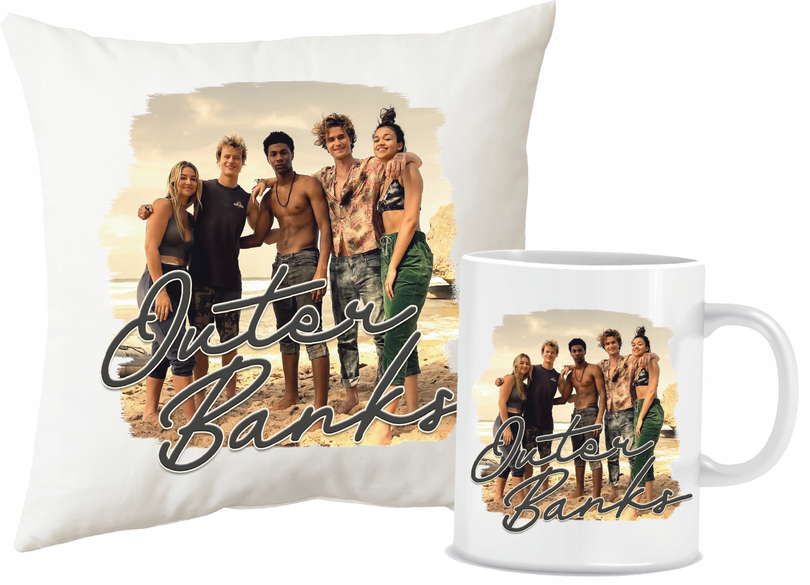 PODUSZKA + KUBEK z serialu OUTER BANKS