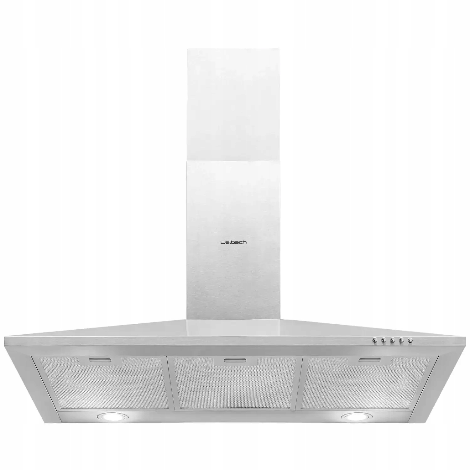 Okap kuchenny kominowy Inox niemiecki Exquisit Dalbach 90cm