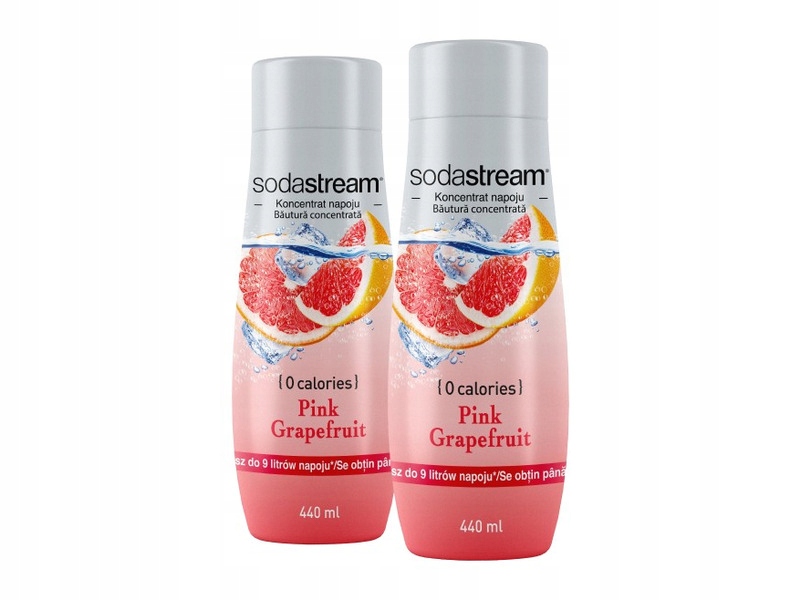 Syrop SODASTREAM Grejpfrut Zero 2 x 440 ml
