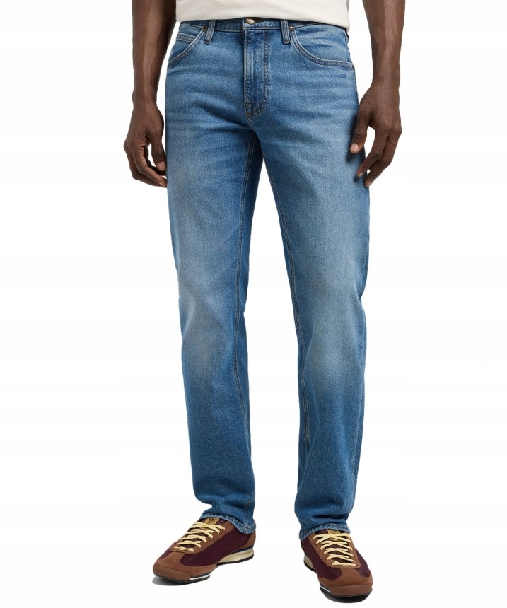 Pánské džíny Lee Daren Zip Fly 112370646 Denim Savant W31 L32 Jednoduché