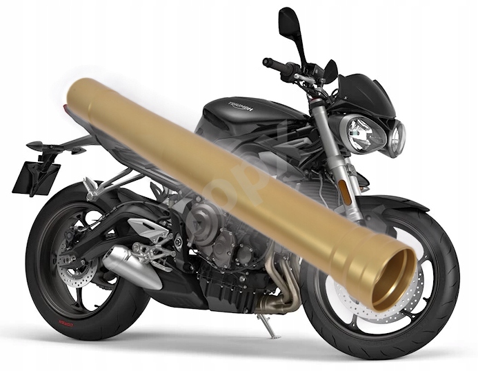 TopX Holeník Trubka laga Odpružení Triumph Street Triple 660 S 17+ 1 Ks