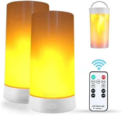 Led lampa Plamen IP44 4 Režimy Magnetický háček S Ovladače Osvětlení baru