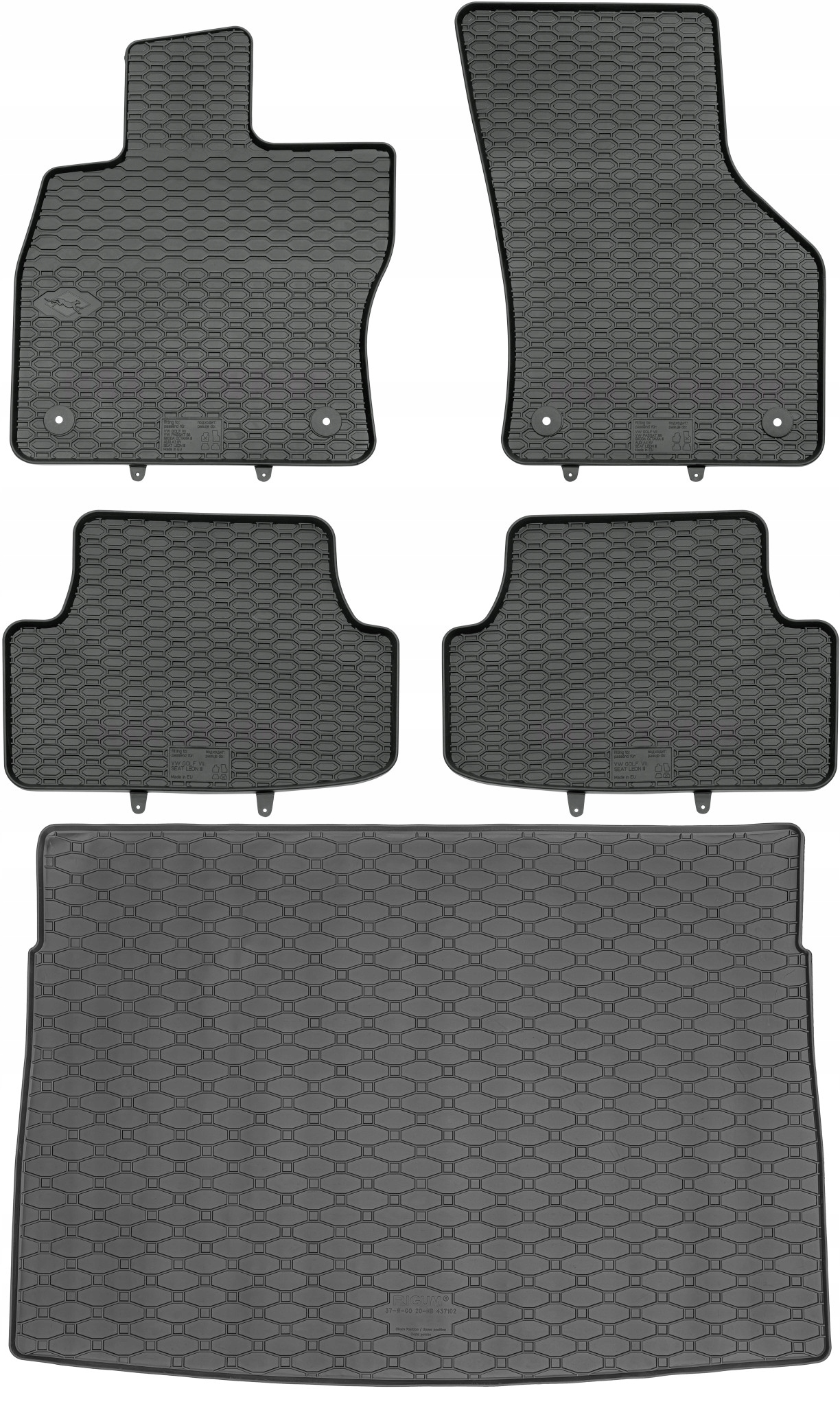 Volkswagen Golf VIII Gte Hb 2019 Koberce rohože do auta