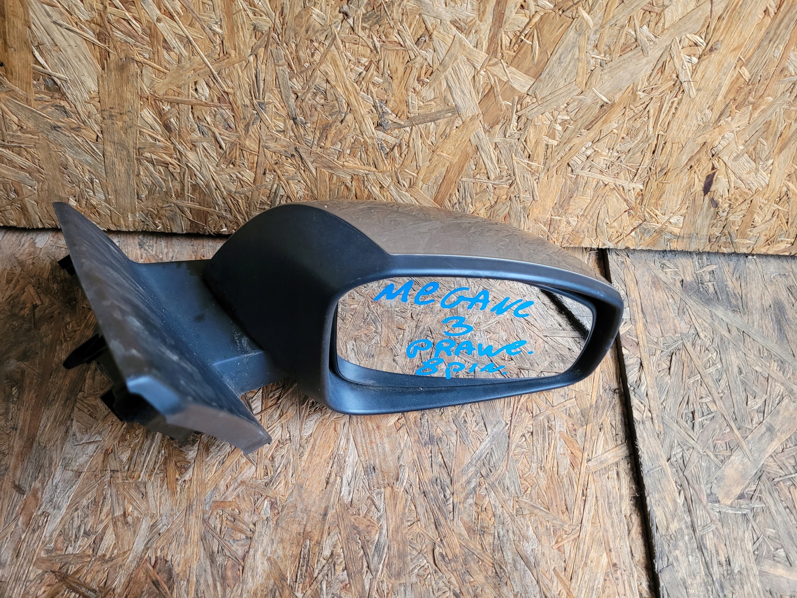 mirror exterior right RENAULT MEGANE III 8PIN