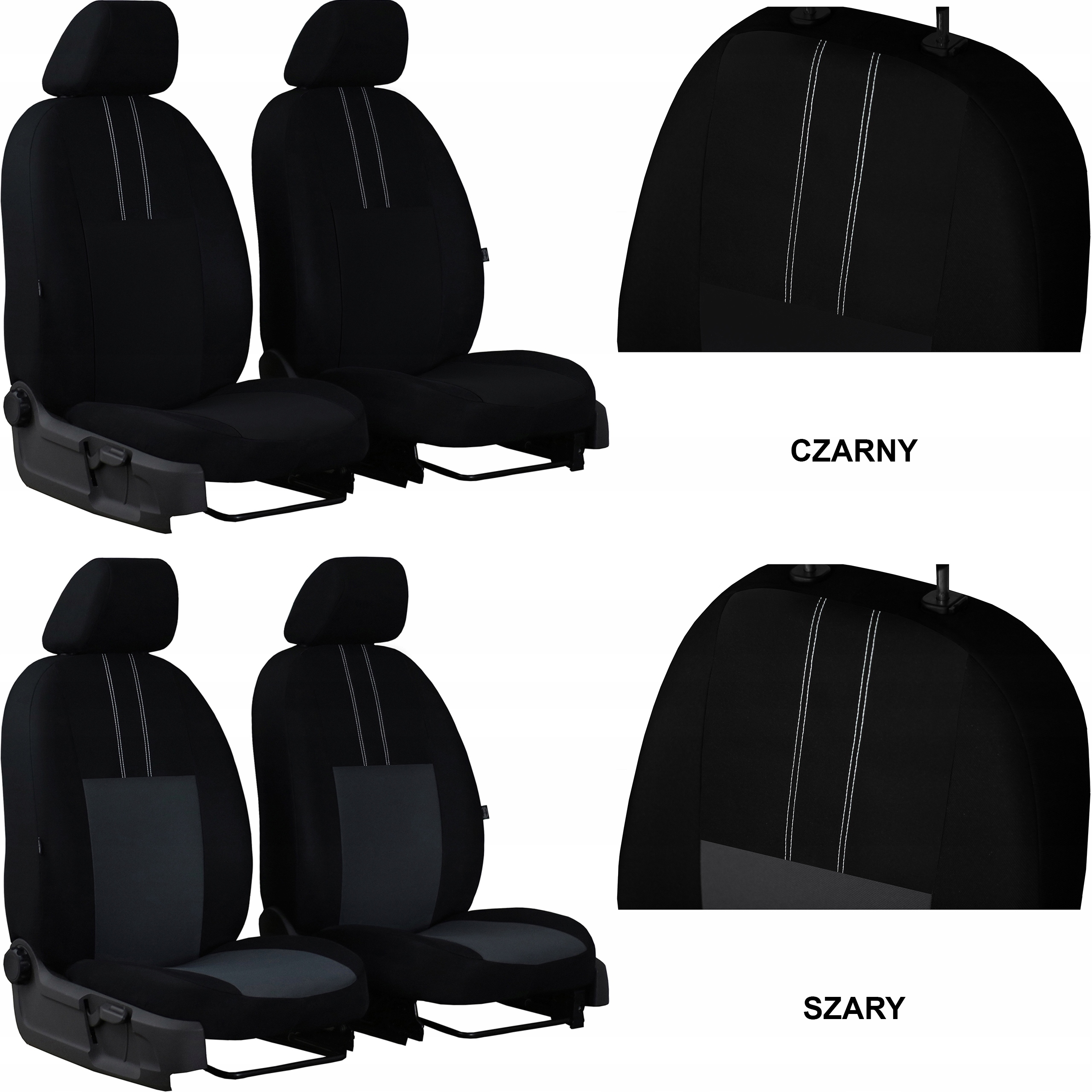 POKROWCE PRZEDNIE NA FOTELE SAMOCHODOWE ECONOMIC Model Ekonomic 1+1