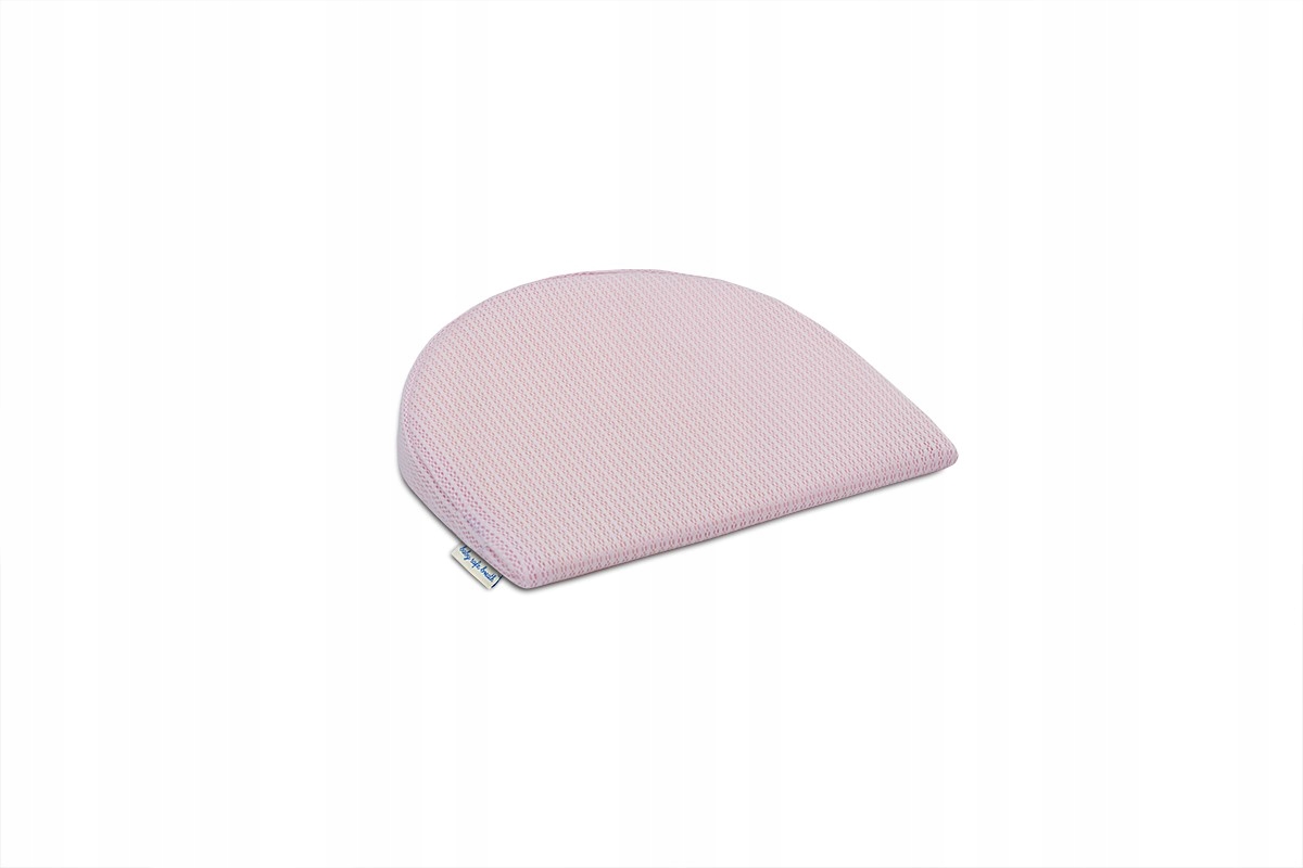 

Poduszka klin do wózka Oval BabySafeBreath 3D Róż