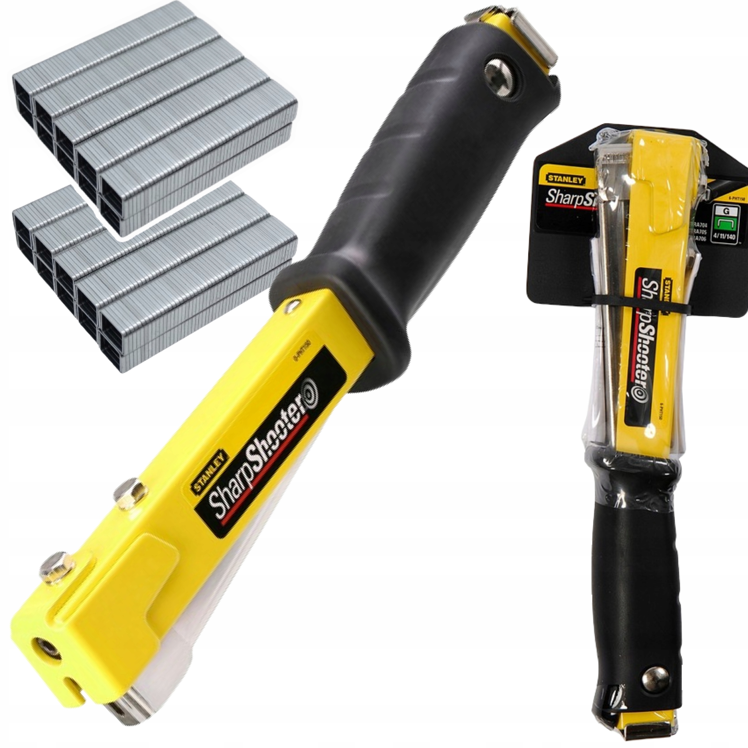 Zszywacz Młotkowy Tapicerski dekarski Stanley pht150 2000 sztuk zszywek