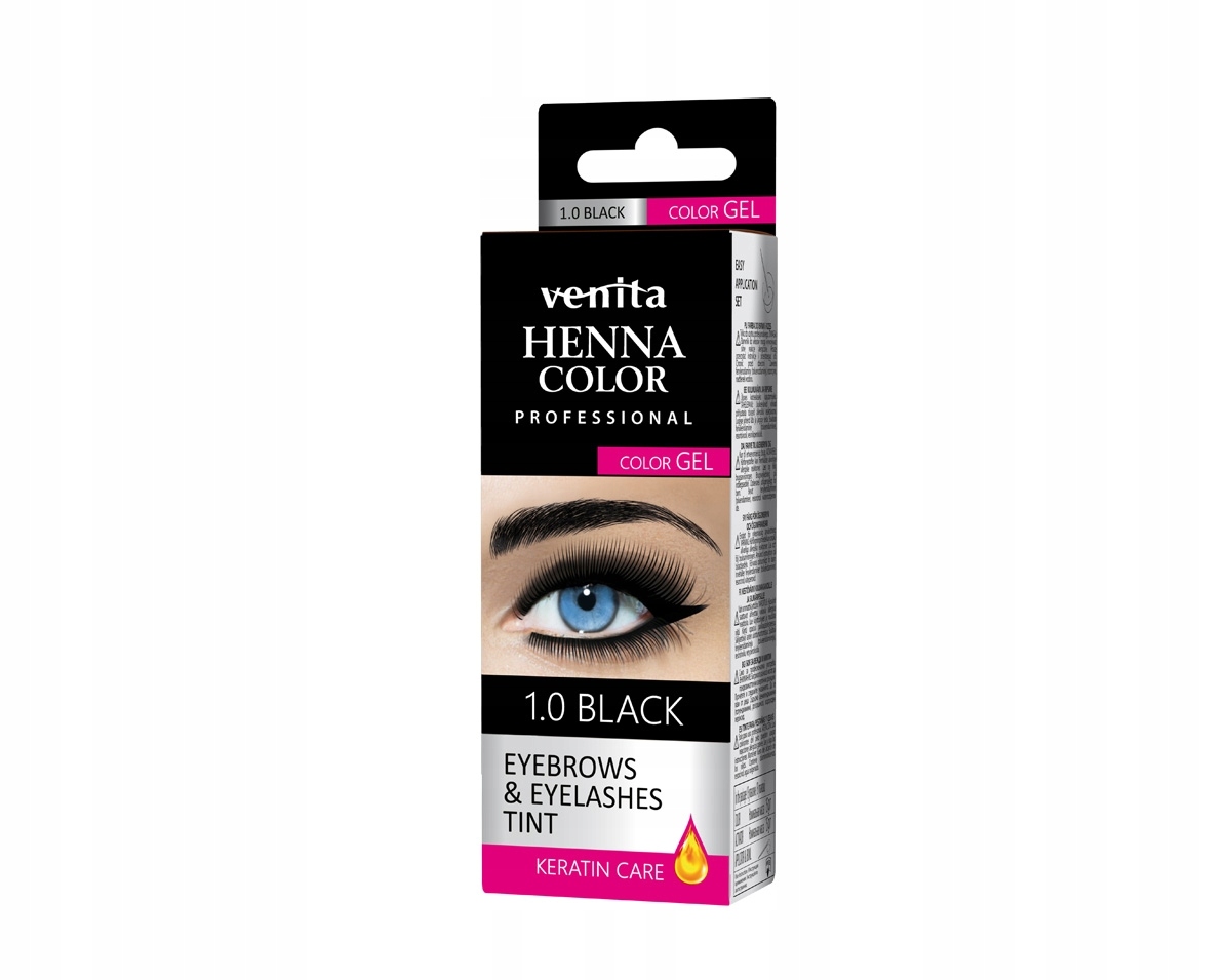 

Venita Henna do brwi rzęs w Żelu Czarna