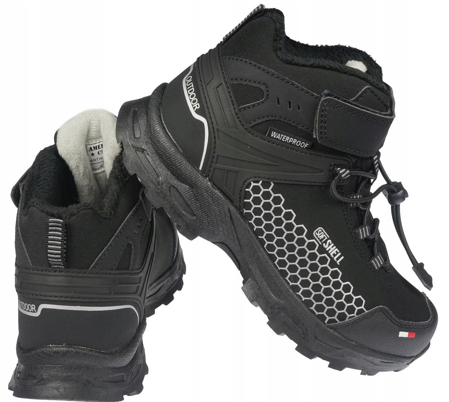 Buty zimowe dziecięce American Club HL-25BL 36