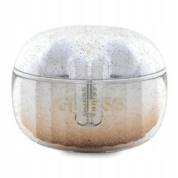 Słuchawki Bluetooth Tws Guess Glitter Gradient ze stacją dokującą