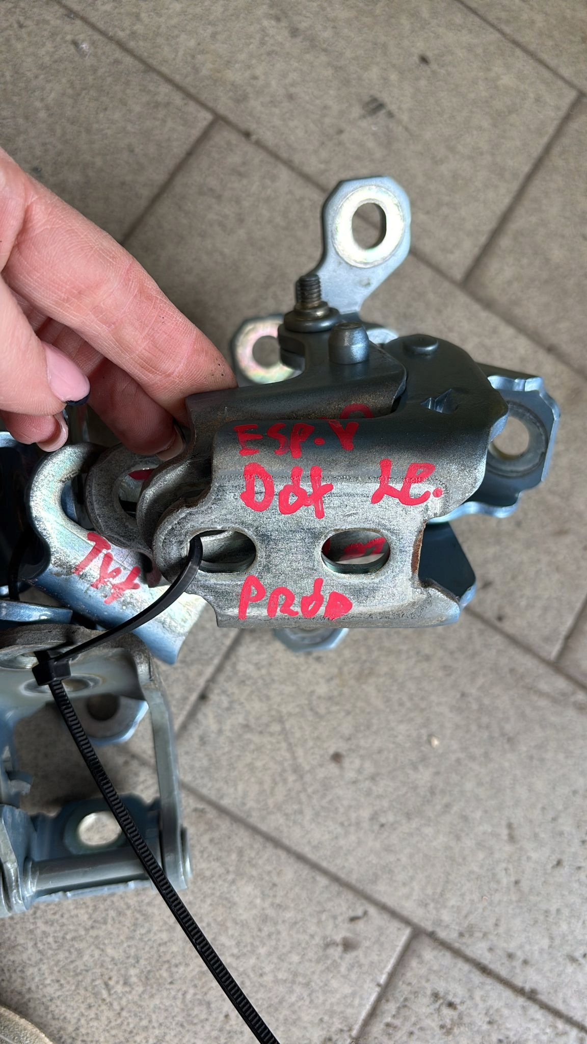 hinge door rear part front right GORA DOL left RENAULT ESPACE V TERPD