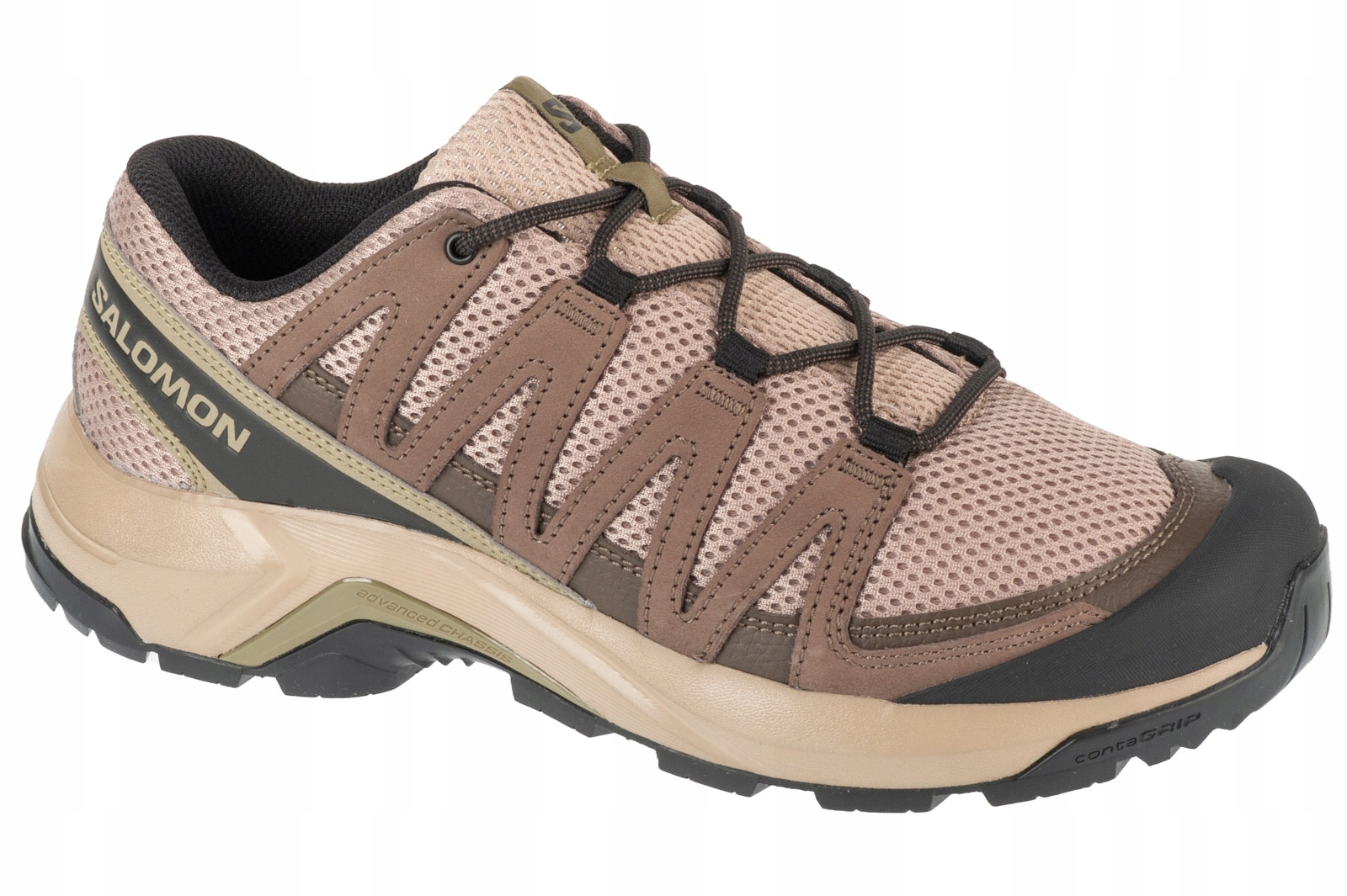 Salomon X-adventure Reckon Gtx _44_ Pánské běžecké boty Tkanina Béžová