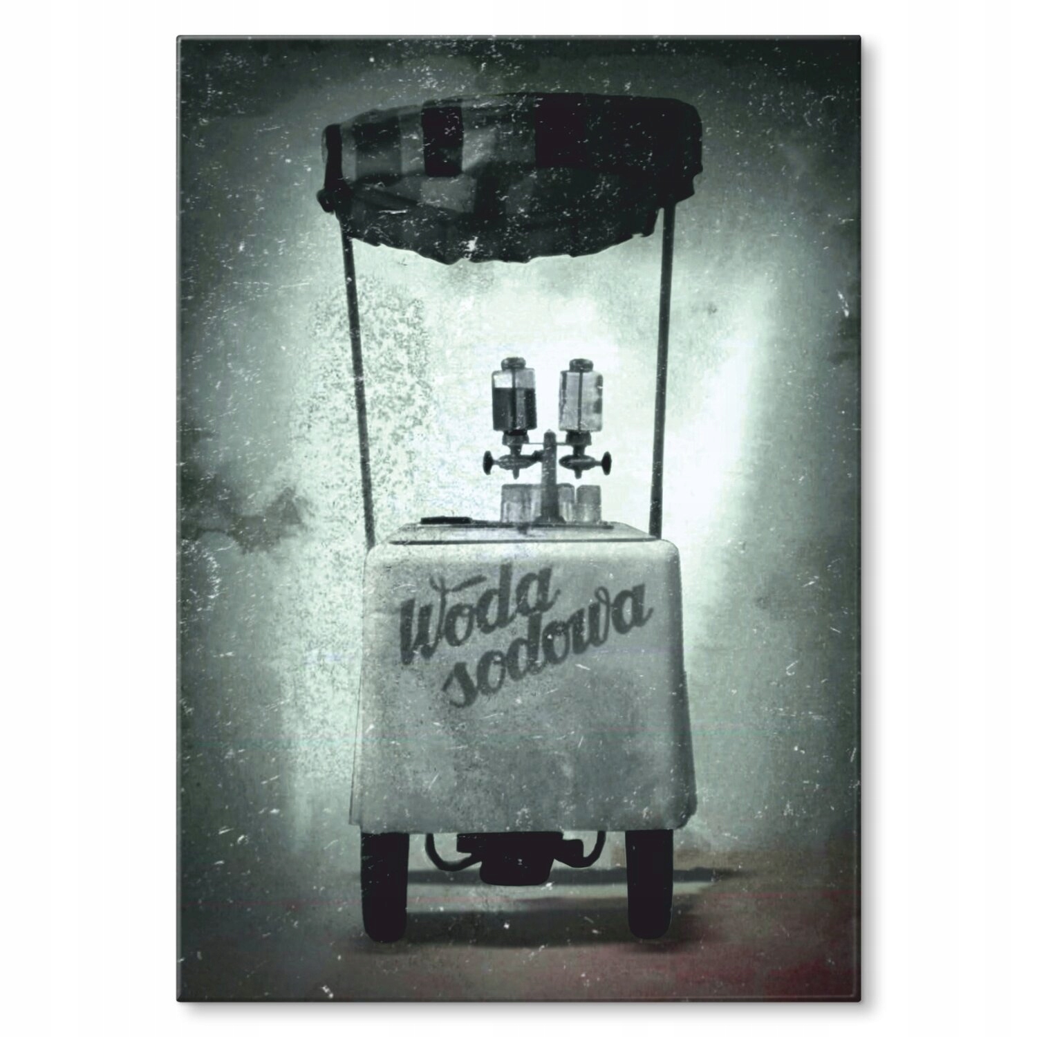 Kovový plakát Výrobník Sody Dárek 30 x 42 cm