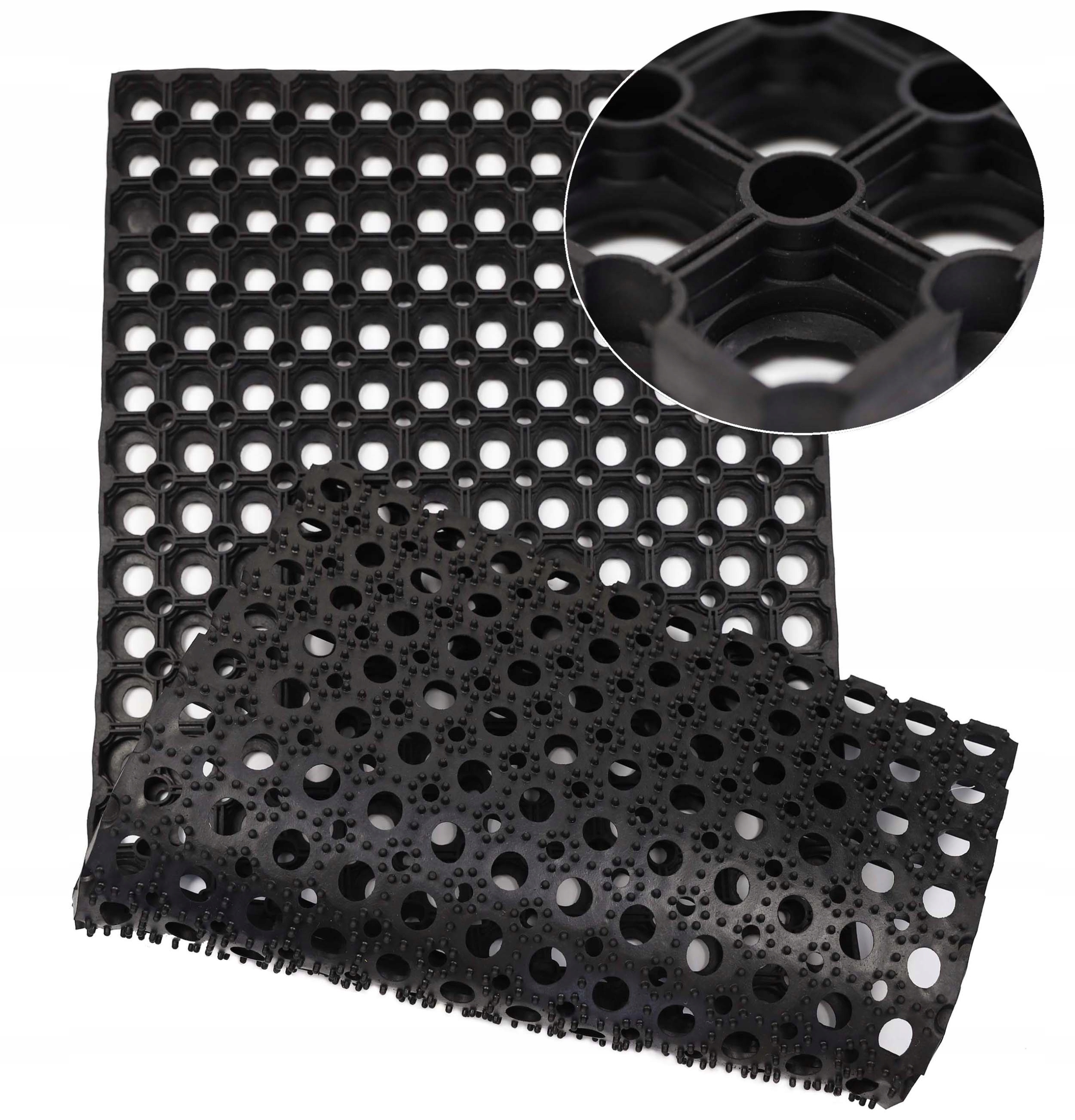 Silná Ažurová Rohožka 22 mm Velká Podložka Pod Dveře 100X150 cm