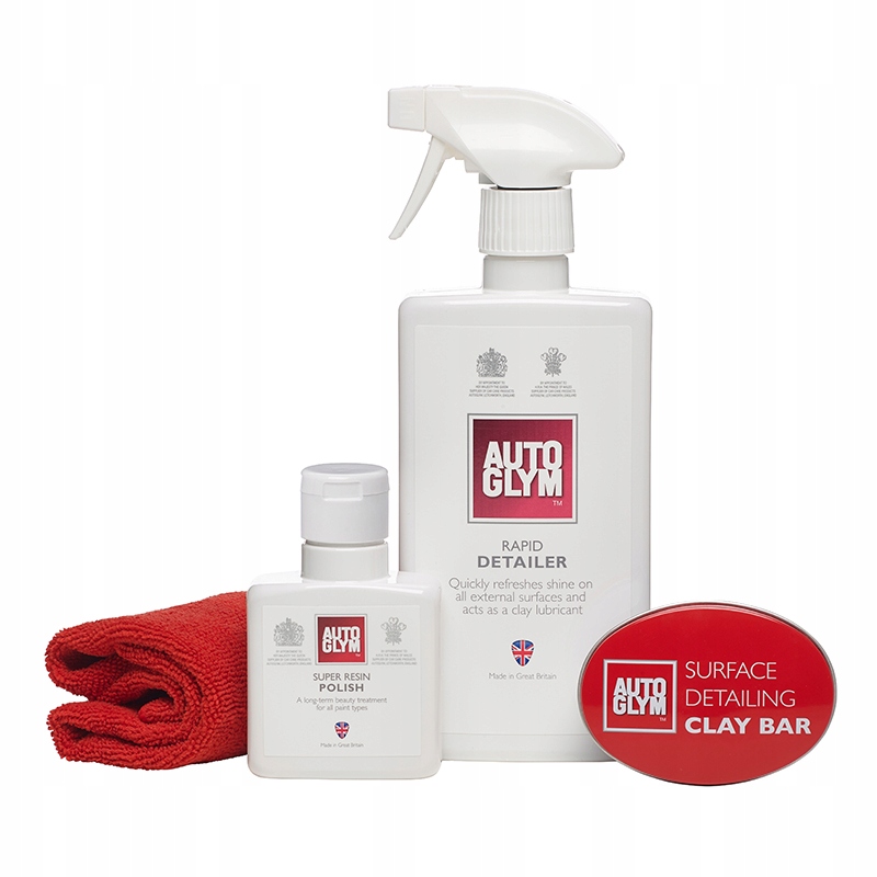 AUTOGLYM Zestaw Detailingowy - glinka do lakieru