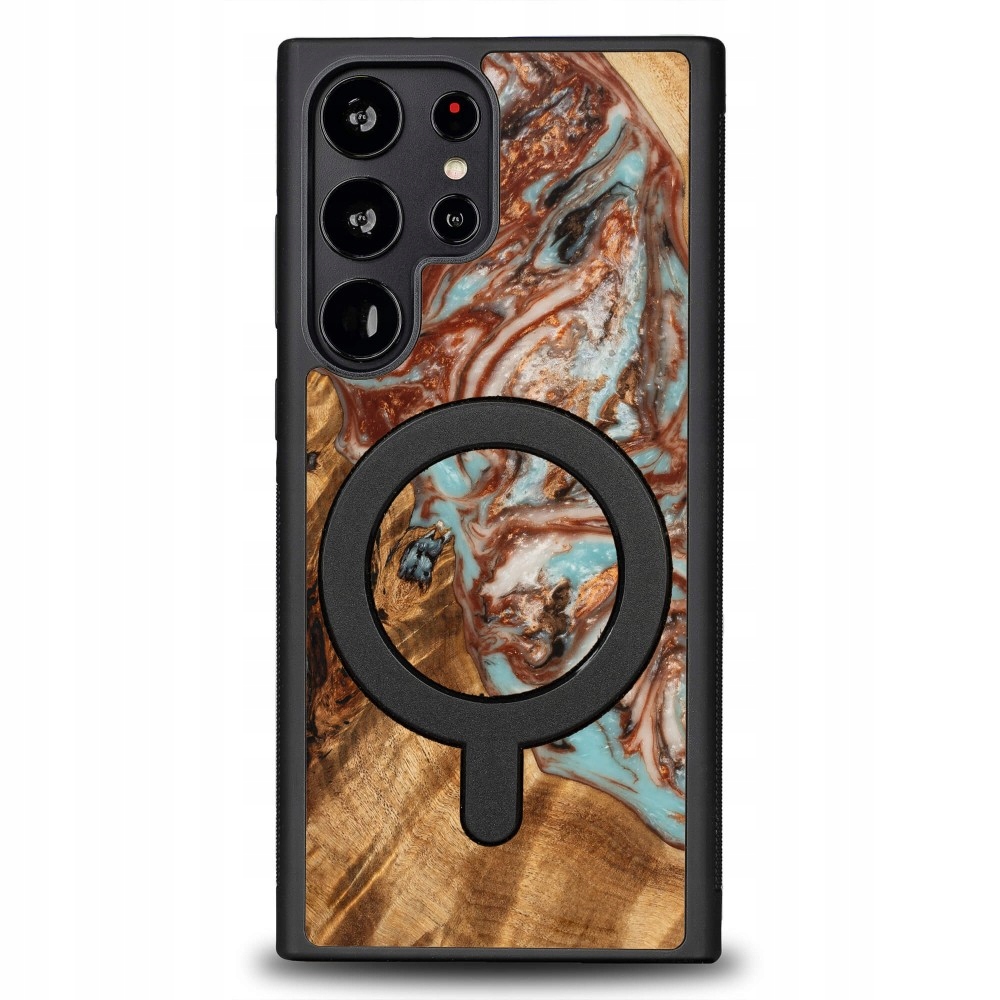 Pouzdro Bewood Unique pro Samsung Galaxy S23 Ultra Planety Jupiter s MagSafe