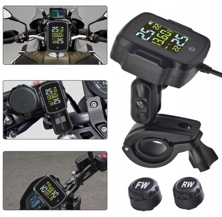 Monitorowanie ciśnienia w oponach motocykla TPMS Kod producenta 369369