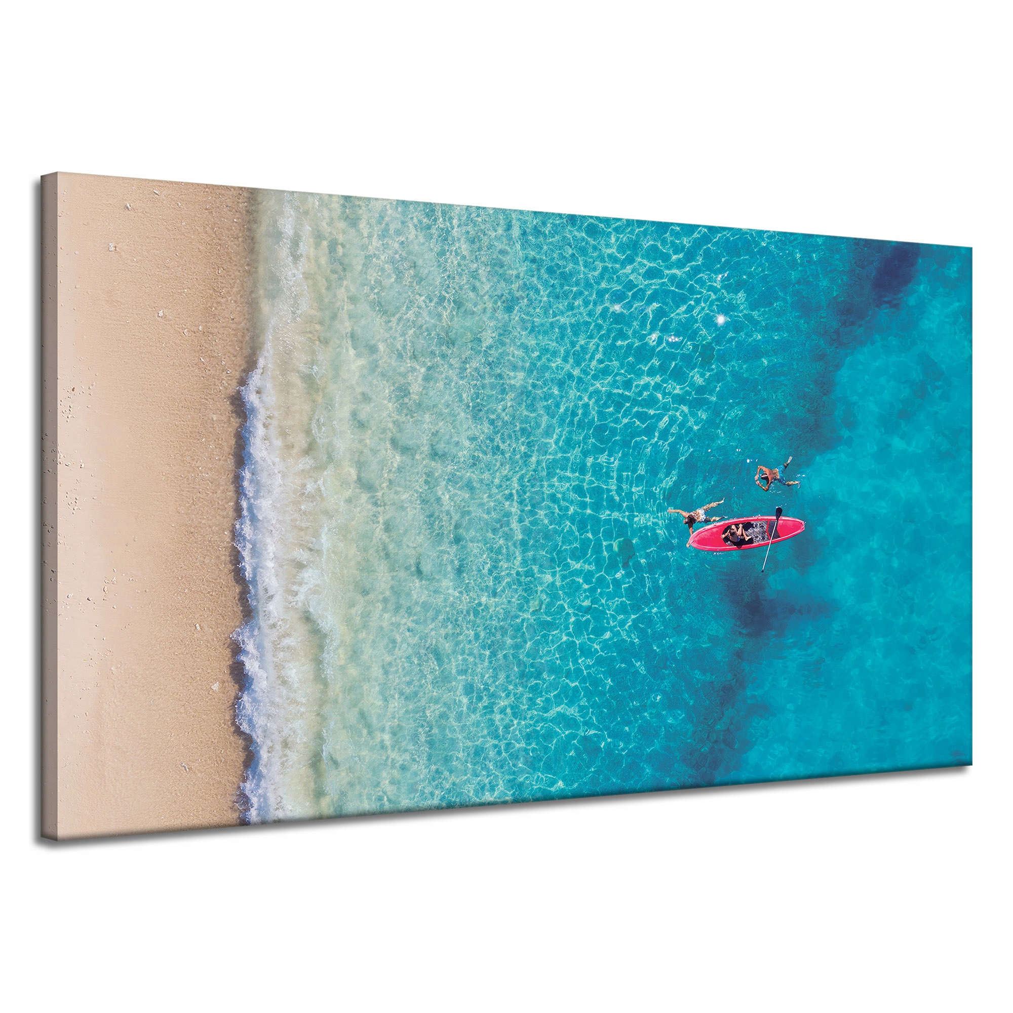 Obraz na plátně Odpočinek Lidé Pláž Voda 120x70 cm Ideální jako dárek