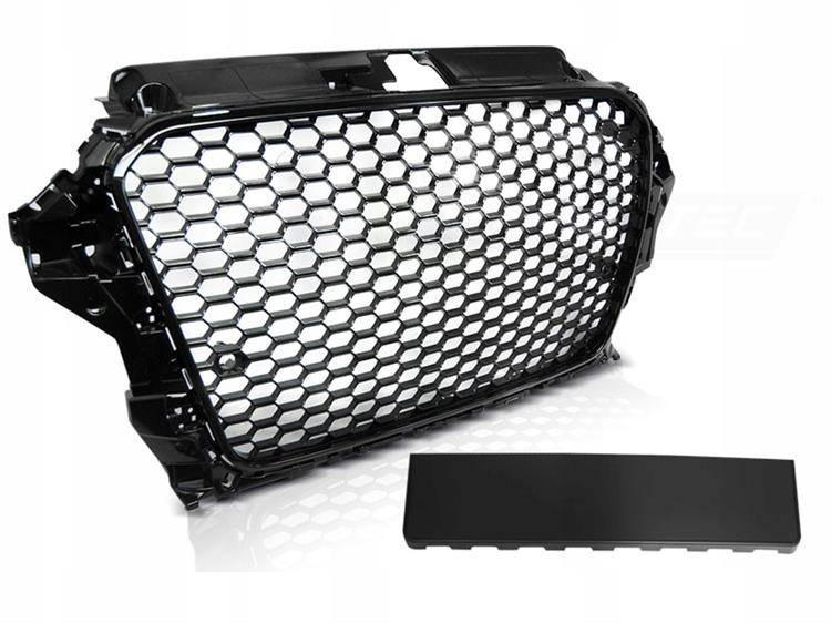 Grill atrapa Audi A3 (8V) 12-16 RS3 Style Glossy B